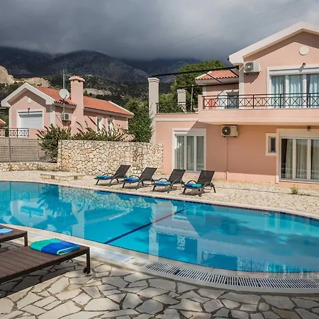 Delightful Kefalonia 3 Bedrooms Mare Blue Private Pool ヴィラ トラペザキ