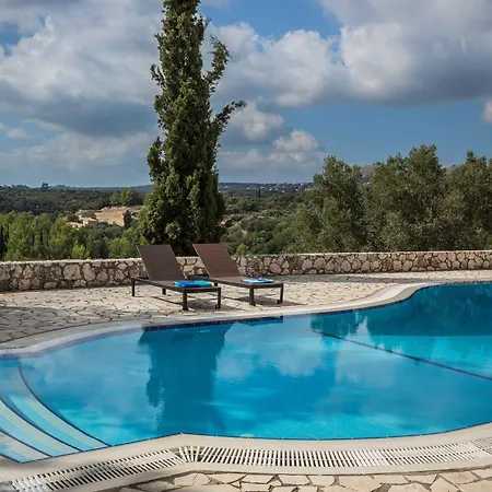 ヴィラ Delightful Kefalonia 3 Bedrooms Mare Blue Private Pool