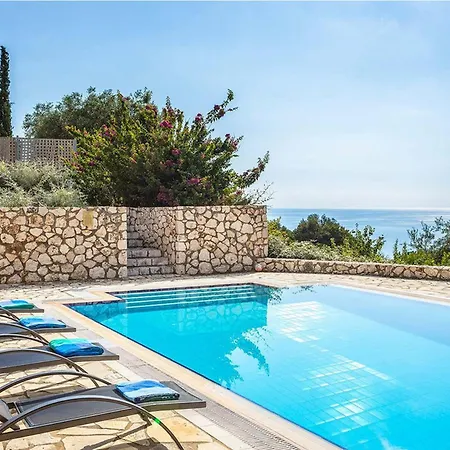 ヴィラ Delightful Kefalonia 3 Bedrooms Mare Blue Private Pool *